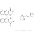 1,4,5,6-tétrahydro-1-méthyl-2 - [(1E) -2- (2-thiényl) éthényl] pyrimidine] - CAS 15686-83-6